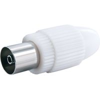Schwaiger Koaxial Buchse KST21 532 weiß, 1Stk. Buchse