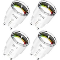 Prise connectée Nous a1z 16 A ZigBee 4 unités
