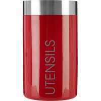Premier Housewares Contenitore per utensili da cucina, colore: Rosso smaltato