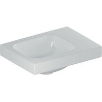 Geberit Handwaschbecken iCon Light 380x280mm o ÜL ohne Hahnloch rechts weiß
