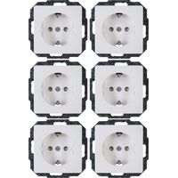 Kopp Frutto Presa schuko Paris Bianco 920702011 6 pz.
