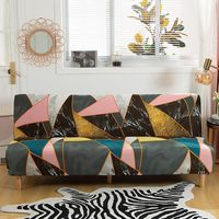 housse De Canap Sans Accoudoir Extensible,couverture De Canap Sans Bras Universel Tout Couvert Canap Pliant Protecteur,facile Installer Et Nettoy