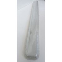 Réglette étanche fluo 1X36W longueur 1285mm sans tube T8 ballast électronique 230V EEI A2 IK09 IP65 IKE II SBP 05227890