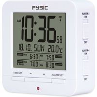 Fysic Digitaler Wecker mit Temperaturanzeige