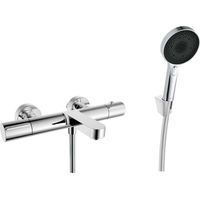kielle Oudee - Thermostat-Badewannenarmatur mit Zubehör, Chrom 10302SNT10