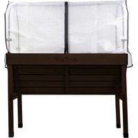 mgc24 Hochbeet VegTrug Klassik mit Haube 117x76x134cm braun