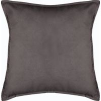 Coussin déhoussable Gris foncé 55 x 55 cm - Atmosphera