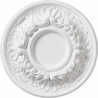 Ceiling Rose Medallion Decor Traditional Classic Floral Light Chandelier Feature