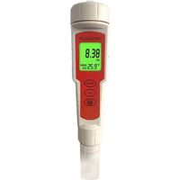 4-in-1 Digital pH Meter, pH EC TDS Temperature Meter for Hydroponics, Waterproof Water and pH Tester with Backlight for Nutrient Growing, Indoor Gar