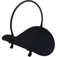 Black Mendip Iron Fireside Fire Companion Log Basket Holder with Handle