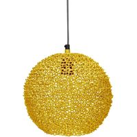 Kidsdepot Lampe à suspendre "Scoop" métal jaune