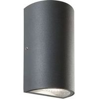 Applique Biemissione Contemporanea Trump Alluminio Grafite 6+6W Led 3000K