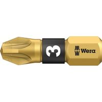 WERA 5056704001 Bit 855/1 BDC 1/4 Zoll PZD 3 Länge 25 mm BiTorsion, diamatbeschi