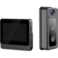 Sonnette vidéo sans fil avec écran, interphone vidéo infrarouge pour la surveillance de votre domicile.
