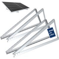 NuaSol Soporte elevado para módulos solares hasta 105 cm tejado plano FV