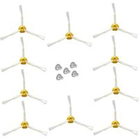 Spazzola laterale per iRobot Roomba serie 500 e 600 - Confezione da 10, spazzola a 3 bracci