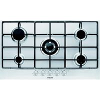 Placa de cocina Glem Gas GT955IX Acero inoxidable Empotrada 90 cm 5 fuegos