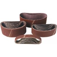 Leman – Lot de 10 bandes abrasives 100x610 mm – Grain 120 pour ponçage bois, peinture et métal – Support toile X durable