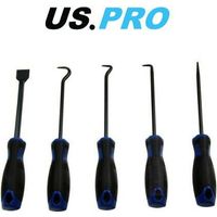 US PRO Tools 5pc Large Heavy Duty 260mm Pick Hook Scraper Set 5042