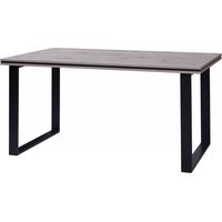 Table à manger 160 x 90 cm pieds métal Marseille
