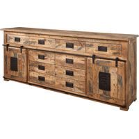 Sideboard Mango 200x45x90 natur lackiert RAILWAY 122