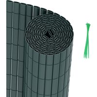 SWANEW Canisse in PVC Canisse in PVC per il giardino, il balcone e la terrazza. Recinzione frangivento per balconi Verde 180 x 500cm
