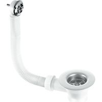 McAlpine FSW2P Sink Combined Waste and Overflow - Nut and Bolt Overflow Connection