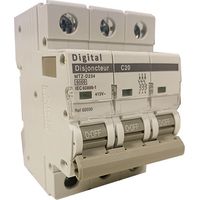 Digital 02030 Leistungsschalter 3P 20A 415V Kurve C 6kA