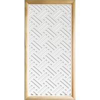 FILOTTO - Modules décoratifs en bois et PVC - Dimension : 73x148 cm - Couleur : blanc