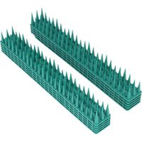 Lot 10 pics anti-oiseaux anti-chats 36 cm – Plastique – Pour jardin – Protection plantes