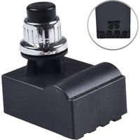 Allumeur à gaz pour barbecue à gaz, allumage piézoélectrique 6 sorties, bouton poussoir AA (non inclus), allumeur de rechange pour les barbecues à gaz et appareils électroménagers, noir