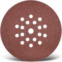 MENZER Red Klett-Schleifscheiben, 225 mm, 19-Loch, f. Trockenbauschleifer, Normalkorund (10 Stk.) K16