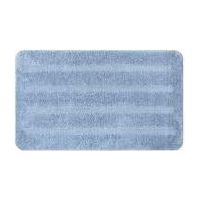 CAPRI Tappeto Bagno Quarzo Bianco Celeste 110x60 cm
