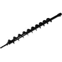 Tarière de jardin acier Ø60mm, longueur 800mm, emboîtement boulon sécurité – EBERTH
