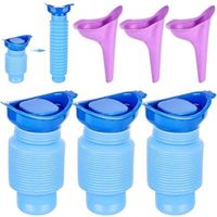 3 urinoirs rétractables 750 ML Urinoir d'urgence réutilisable Bouteille d'urine en Pot Toilette Mobile Portable Toilette de Voyage d'urgence pour Enfants, Adultes, embouteillage, Camping