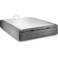 Sommier avec rangement pliable Tribu Cement 160x200
