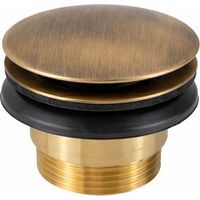 Desagüe completo con tapón click-clack en bronce mate Antiguo Gattoni 1510/00VB Bronce