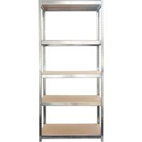 Etagère pour charge lourde Meuble de rangement, 180 x 90 x 40 cm, Galvanisé Charge Max : jusqu'à 1325 kg