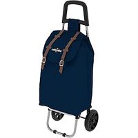 Colombo Carrello spesa SMART BLU 36X7X90 Cm Portata 25kg Tessuto Impermeabile