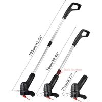 Outil de jardin Tondeuse à gazon sans fil Tondeuse à gazon rechargeable sans fil Tondeuse à gazon pour désherbage de pelouse de jardin.