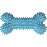 Jouet os pour chiot TPR Bleu : 14 cm