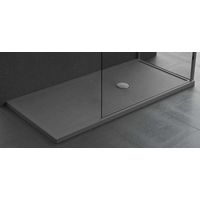 Receveur de douche plat NOVELLINI OLYMPIC PLUS gris 140x70 cm H 4,5cm