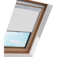 Jiubiaz Store enrouleur Store occultant roulant - Gris S08 - Store Pour Fenêtre De Toit - Rideaux Intérieurs - Stores Pour Velux