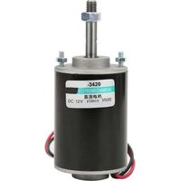 Moteur à courant continu à aimant permanent à grande vitesse à faible bruit CW CCW Mini moteurs électriques brossés 30W12V 3500RPM