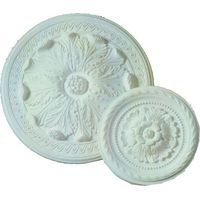 DECOSA Rosace Daphne Ø 22 cm - polystyrène - blanc - 1 pce