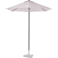 VONROC Premium-Sonnenschirm Torbole Ø200cm – Robuster Sonnenschirm – UV-beständig – Beige – Inklusive Schutzhülle