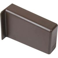GUSCIO COPERTURA PLASTICA 67/43 MM MARRONE DX Q.TA 100