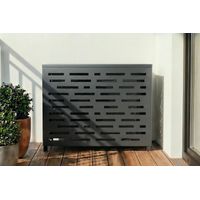 Cache clim & pompe à chaleur ANETO ARLBERG aluminium gris - taille S