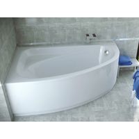 Bañera esquinera CORNEA 140x80 cm lado izquierdo, con faldón