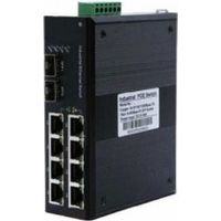 4NET Switch industriale 8 porte PoE + 2 SFP 1000base-FX